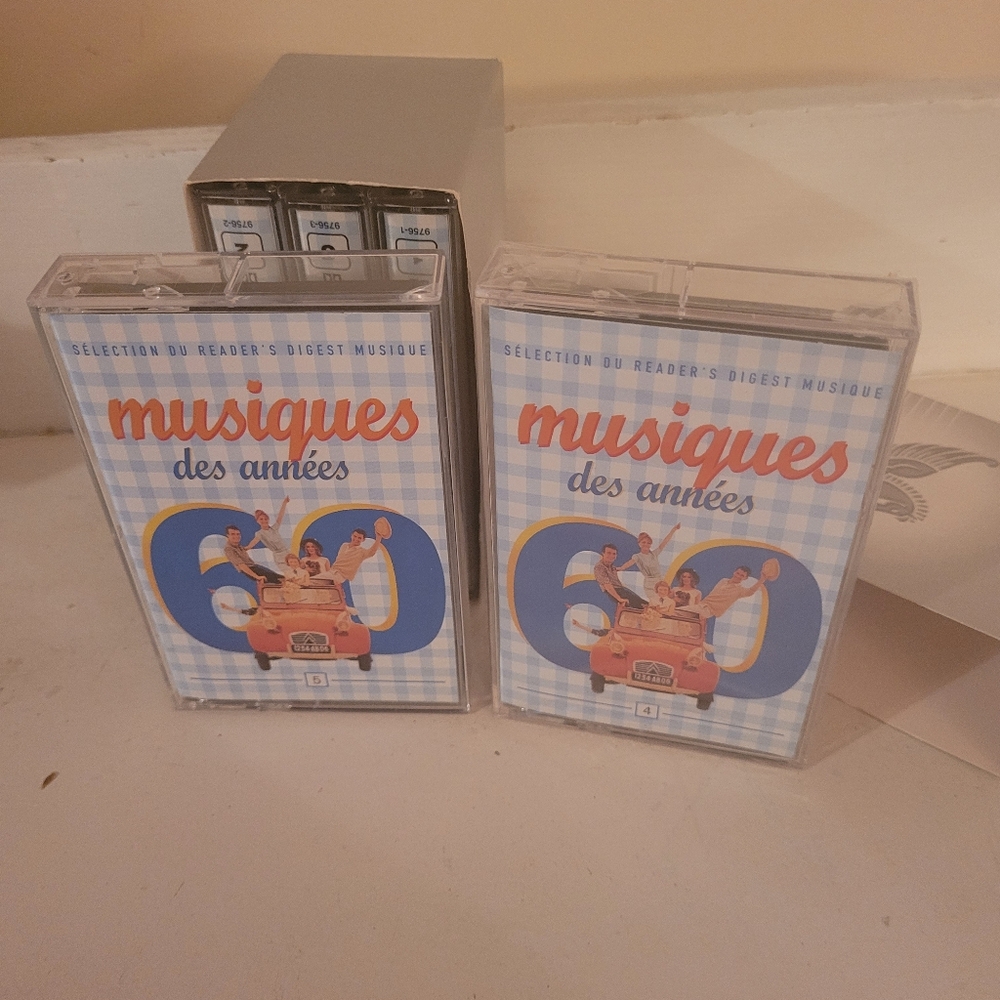 Musiques des Années 60 Cassette Set